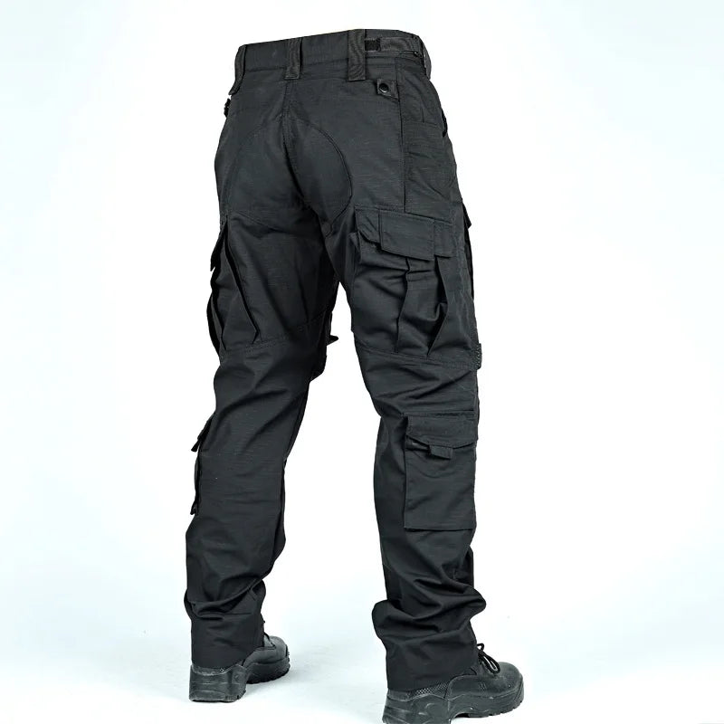 Tactical Pants Men Multi-Pocket Outdoor Cargo Pants Combat Trousers Men's Wear-Resistant Hiking Work Trousers Male