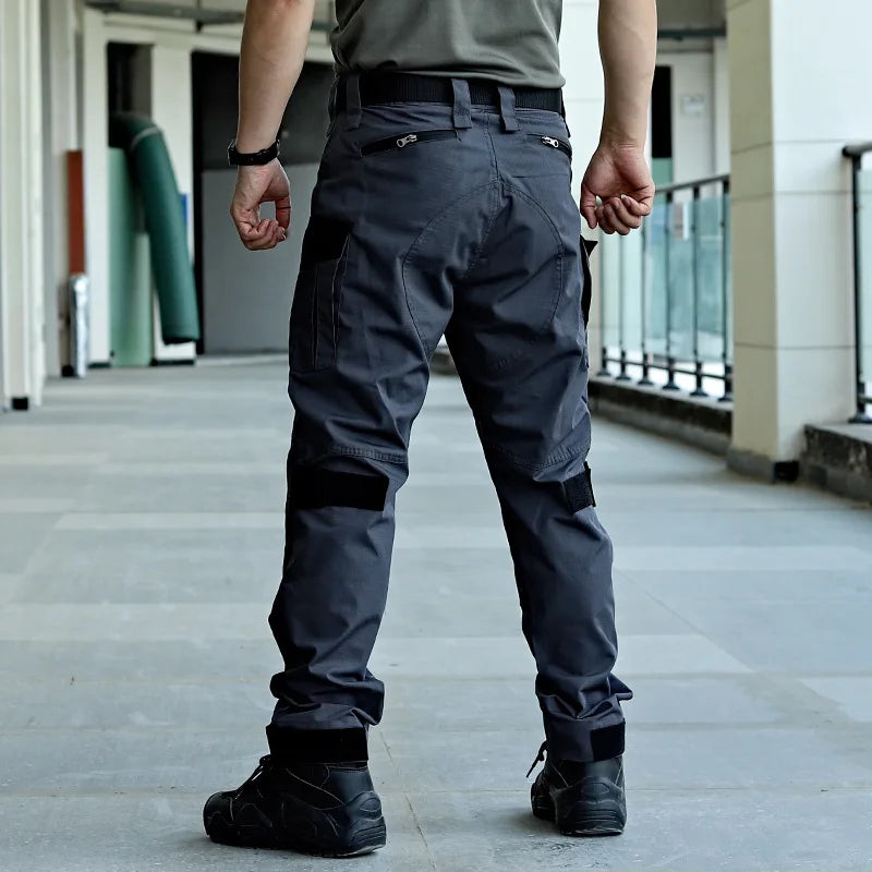 Tactical Pants Men Multi-Pocket Outdoor Cargo Pants Combat Trousers Men's Wear-Resistant Hiking Work Trousers Male