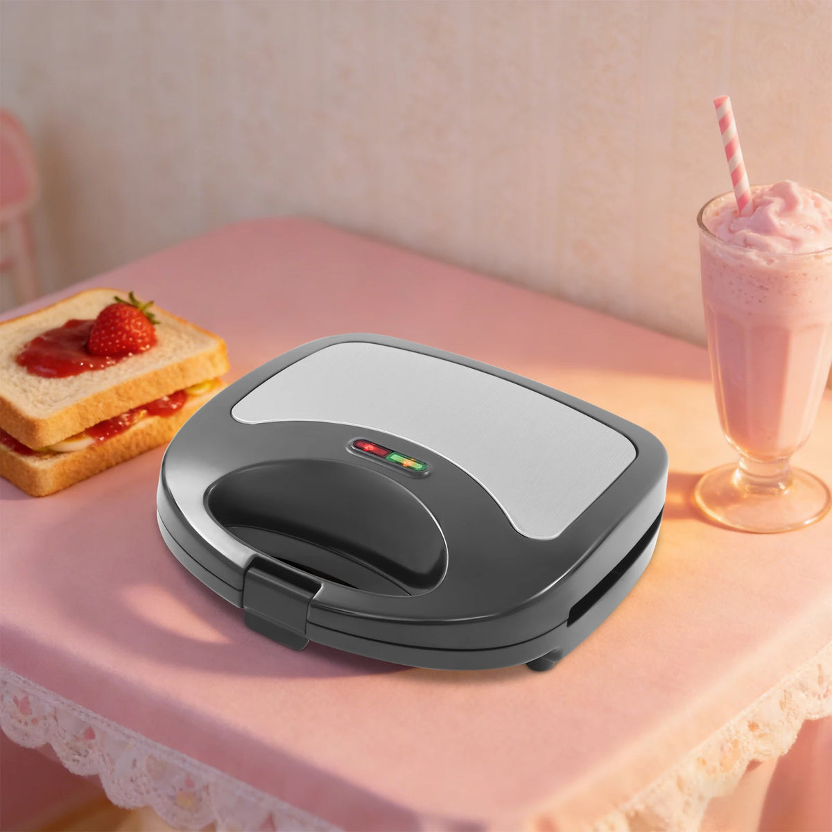 900W 220V Electric Waffle Maker Breakfast Waffles Machine Waffle Maker Cooking Appliance Pancake Iron Baking Pans Sandwich