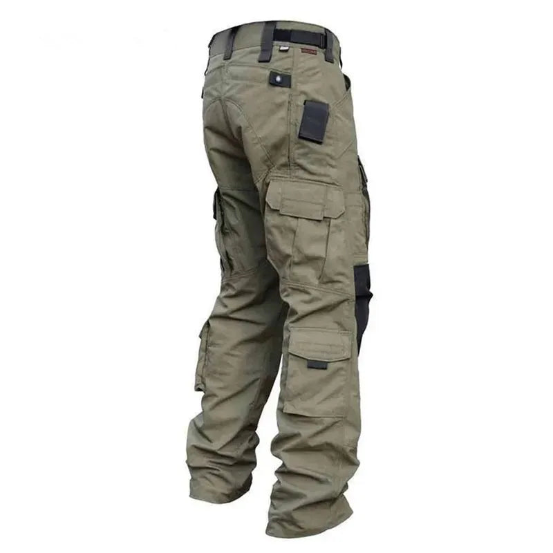 Tactical Pants Men Multi-Pocket Outdoor Cargo Pants Combat Trousers Men's Wear-Resistant Hiking Work Trousers Male