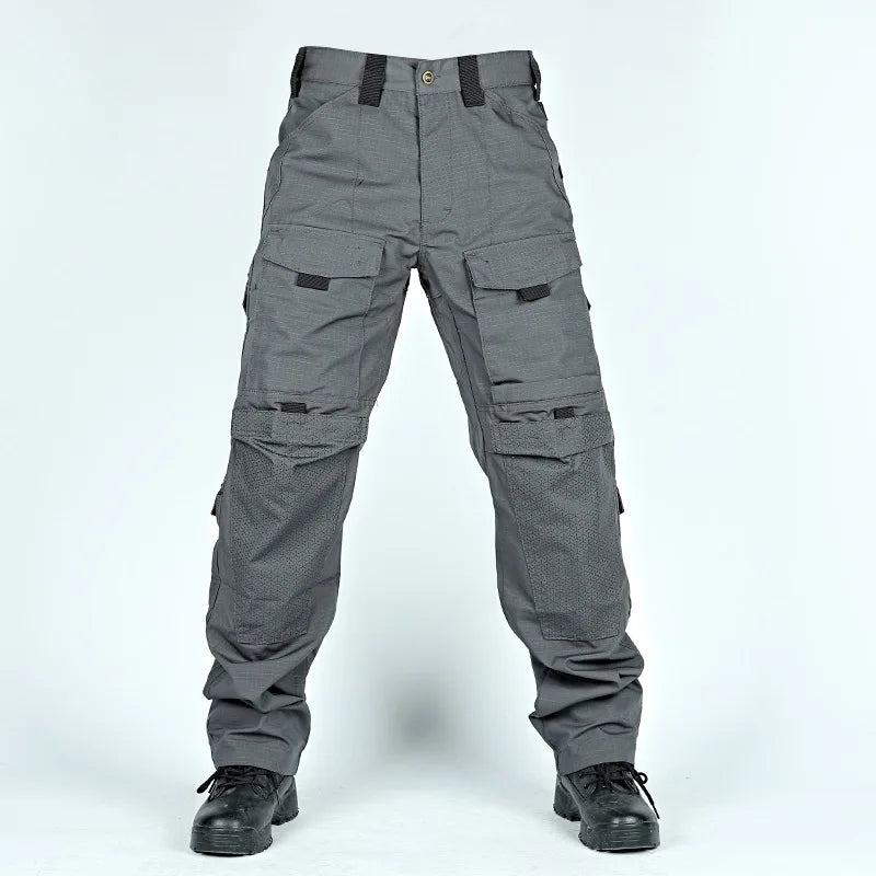 Tactical Pants Men Multi-Pocket Outdoor Cargo Pants Combat Trousers Men's Wear-Resistant Hiking Work Trousers Male