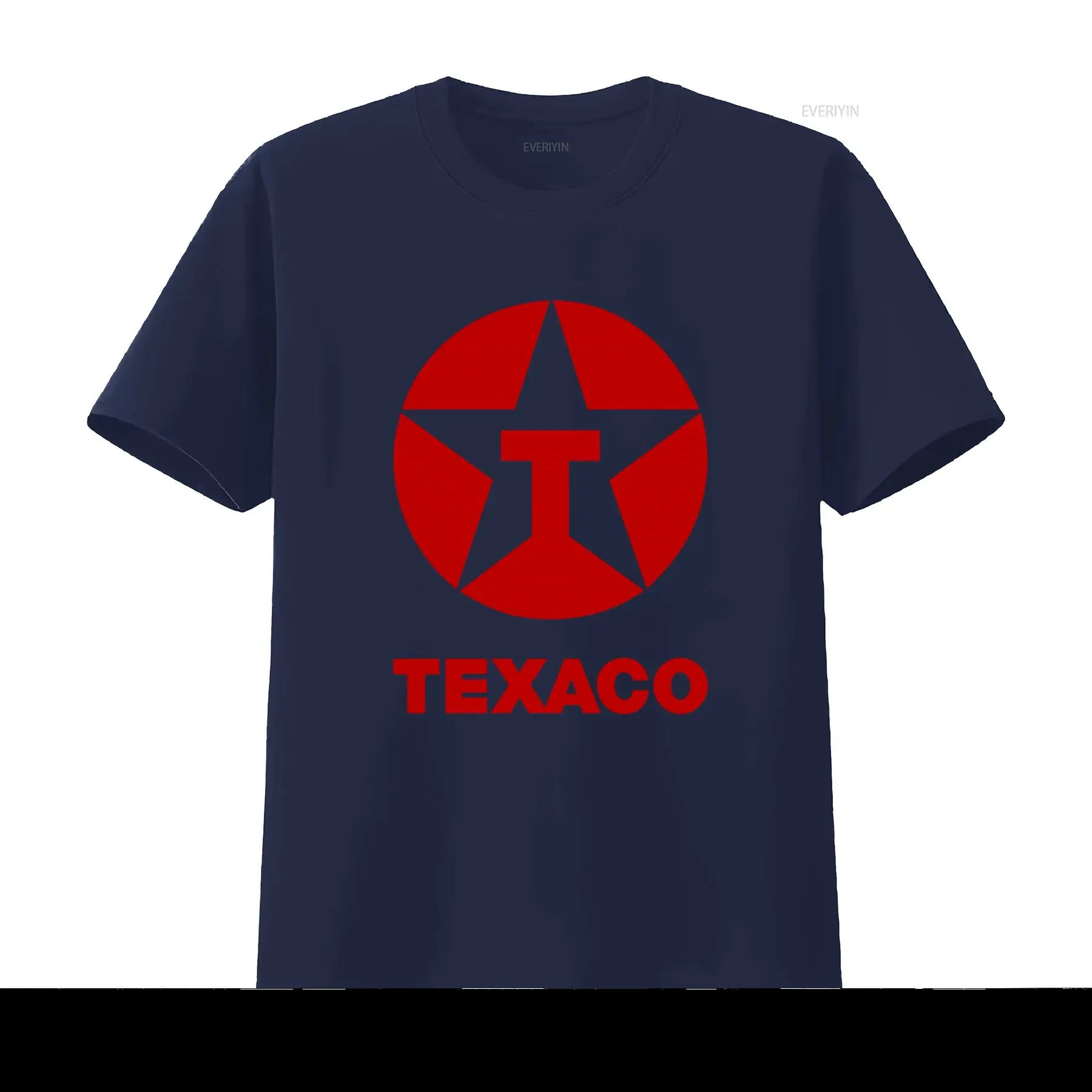 Vintage 80s 90s Texaco Oil Double Side Print Retro T Shirt L vintage Washed Unisex designer clothes homme fashion Versatile