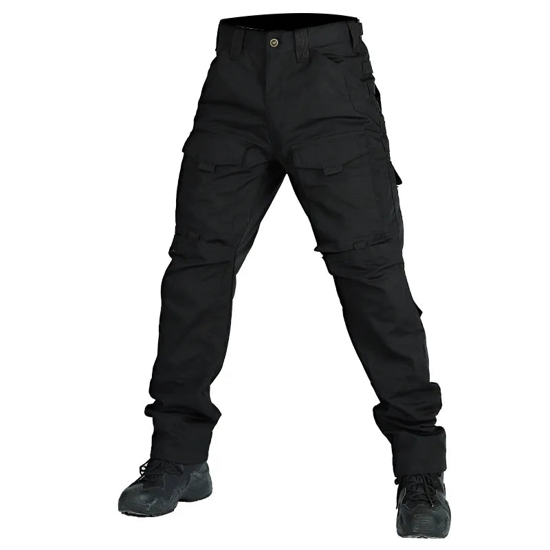 Tactical Pants Men Multi-Pocket Outdoor Cargo Pants Combat Trousers Men's Wear-Resistant Hiking Work Trousers Male