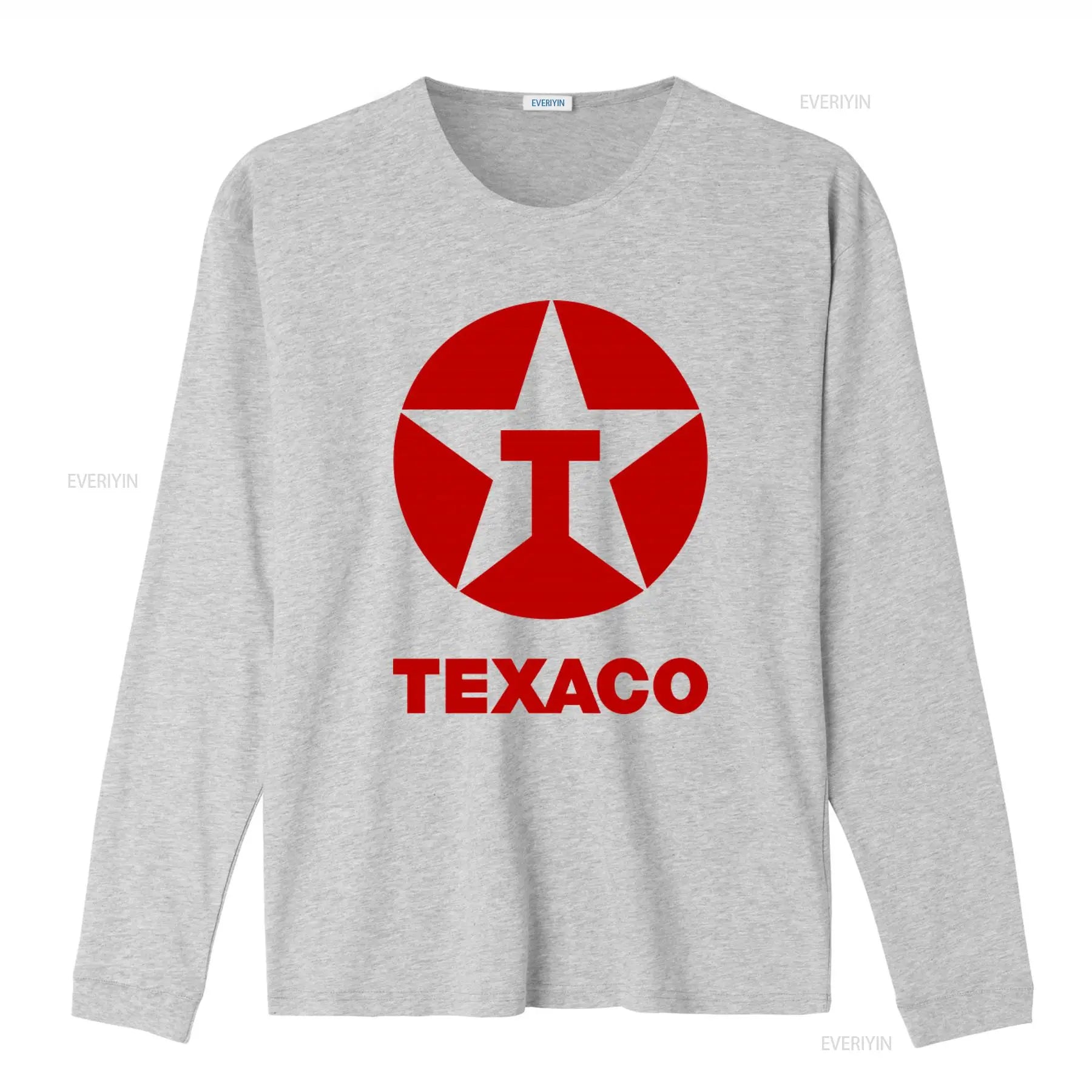 Vintage 80s 90s Texaco Oil Double Side Print Retro T Shirt L vintage Washed Unisex designer clothes homme fashion Versatile