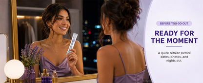 Purple mouthwash color correction